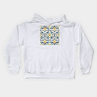 Italian Majolica Tile 19 Kids Hoodie